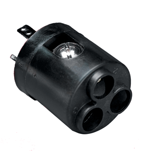 Marinco ConnectPro&reg; 3-Wire Receptacle 6-Gauge Adapter - 12VBRAD
