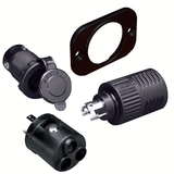 Marinco ConnectPro&reg; Charging/Trolling Receptacle, Plug & 6-Guage Adapter - 12VCP6
