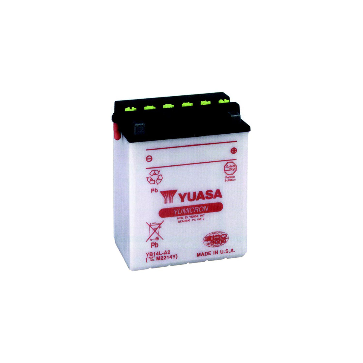 Yuasa Battery Inc. Yuasa High Performance, Yumicron/Conventional - YUAM2214Y