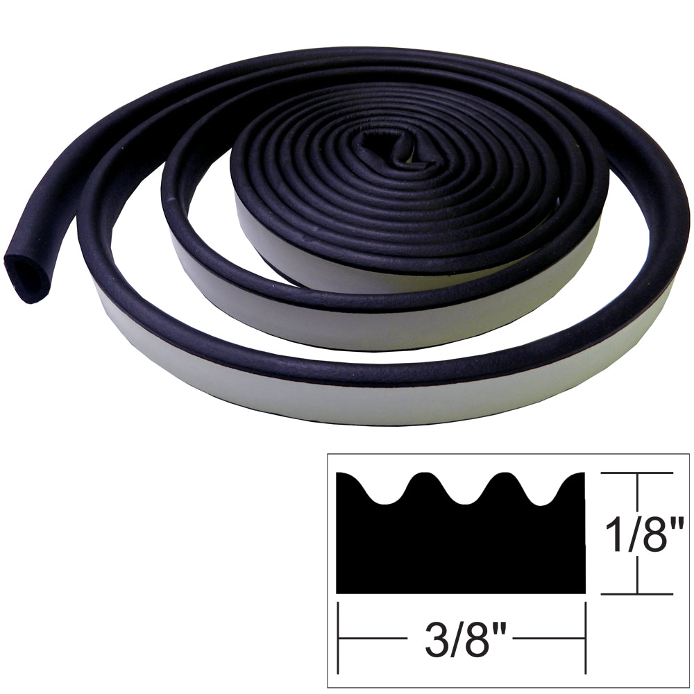 Sello climático TACO - 10'L x "H x 3/8"W - Negro [V30-0113B10-1]