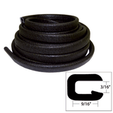 TACO Marine TACO Flexible Vinyl Trim - 5/32" Opening x 9/16"W x 25'L - Black - V30-1005B25-1
