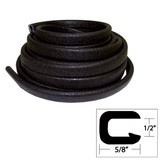 TACO Marine TACO Flexible Vinyl Trim - ½" Opening x ⅝"W x 25'L - Black - V30-1316B25-1