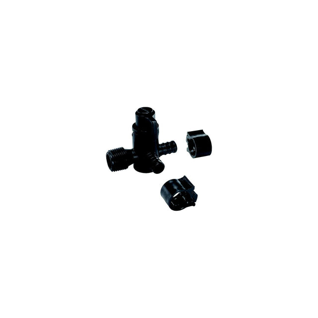 Flair-It Pexlock 3-Way Valve, 1/2" PEX x 1/2" MPT x 1/2" PEX - 30912 - image 1