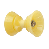 C.E. Smith 3" Bow Bell Roller Assembly - Yellow TPR - 29300