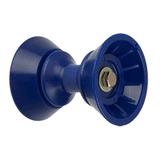 C.E. Smith 3" Bow Bell Roller Assembly - Blue TPR - 29330