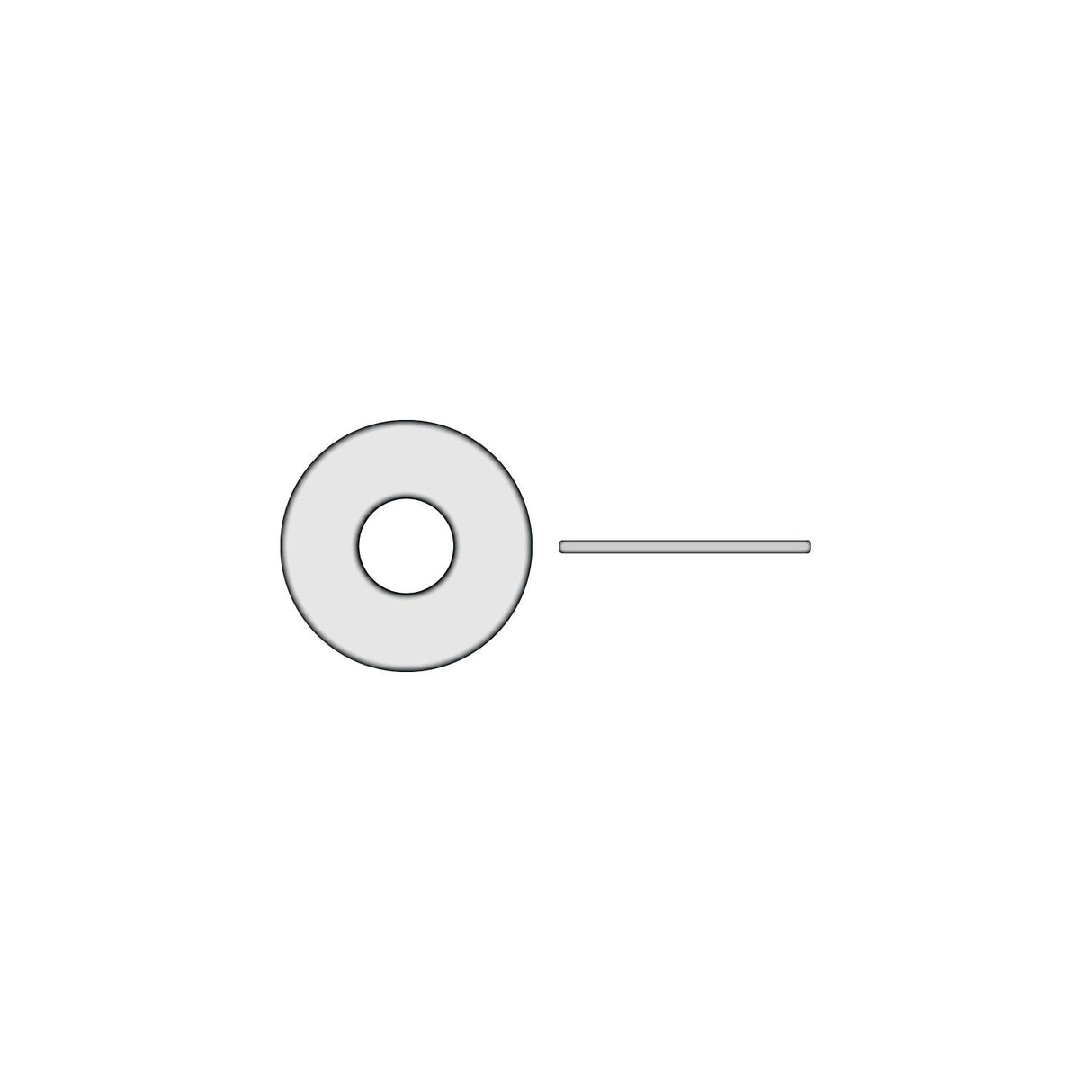 Seachoice Nylon Flat Washer, #10 - RP-MP2975SC