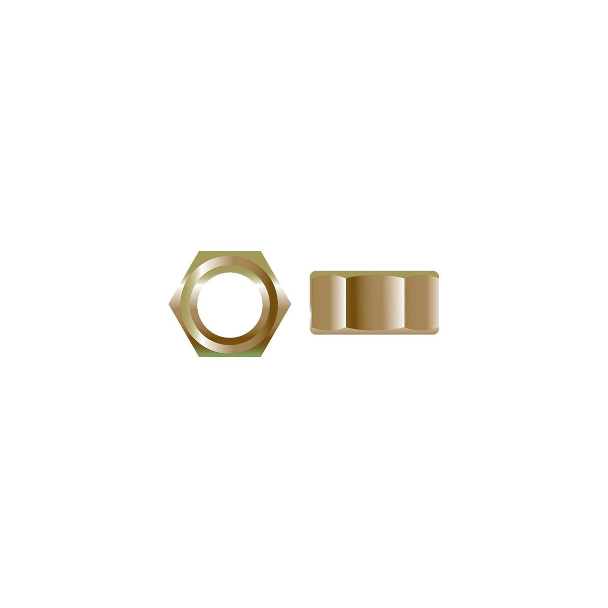Seachoice 01383  Hex Nut, 3/8-16 - RP-SC2418
