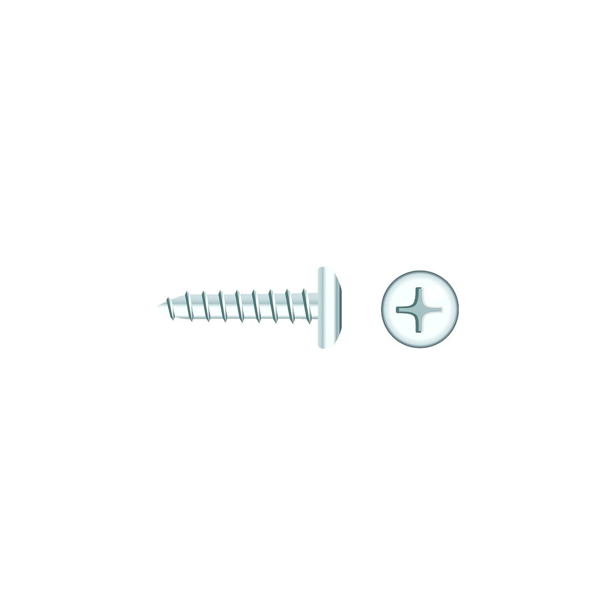Seachoice 01809 Chrome Plated SS Phillips Tapping Screw - Pan Head, #10 x 3/4" - RP-SC549CH