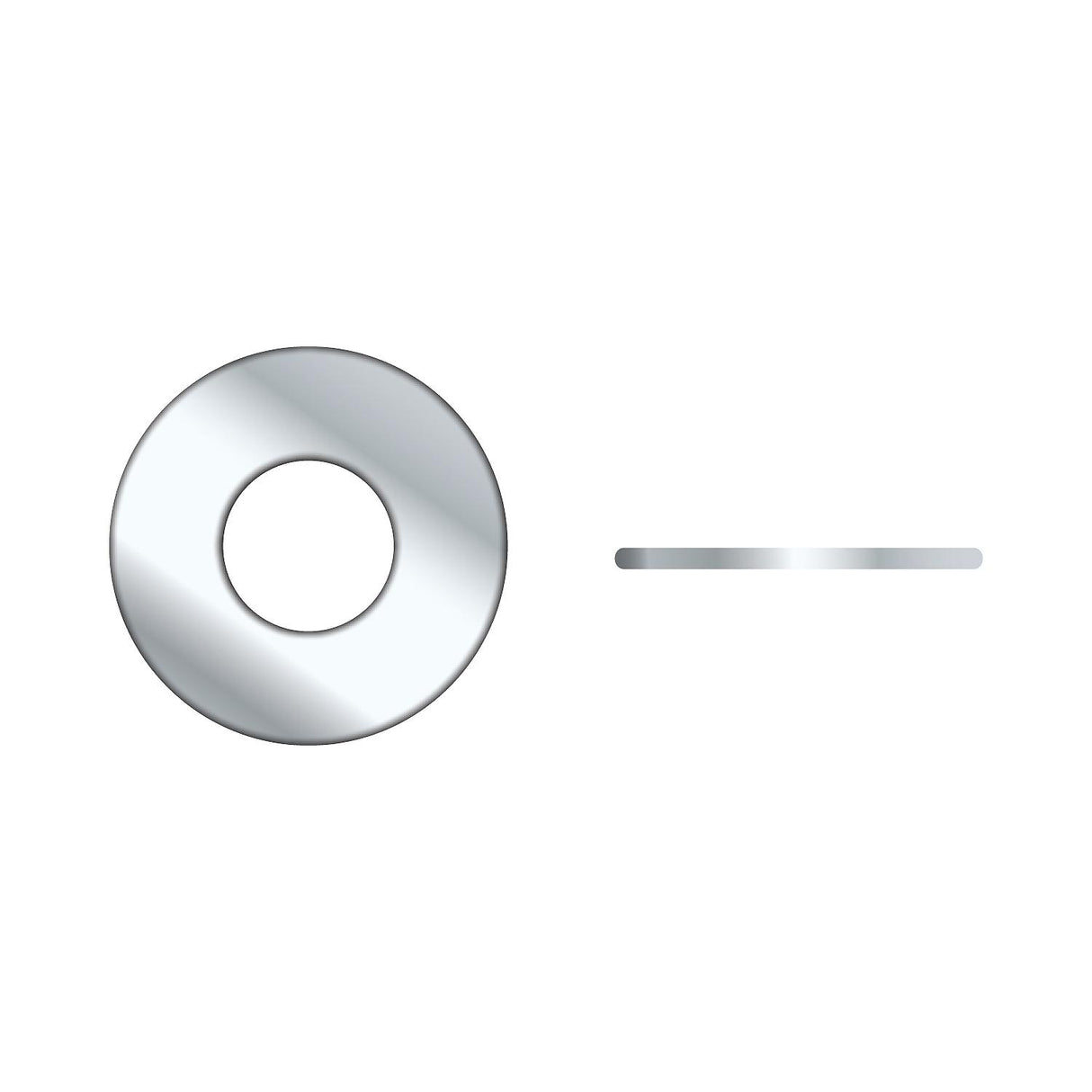 Seachoice 01780 Chrome Plated SS Lock Washe, 1/4" - RP-SC1411CH