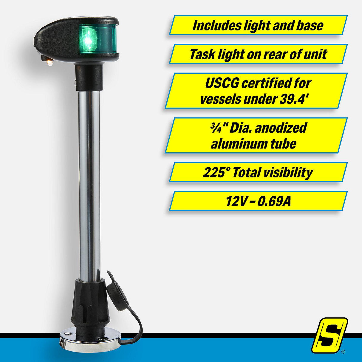Seachoice Bi-Color Bow Light Combo With Task Light - 2061 - official Seachoice product image 3