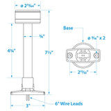 Seachoice LED All-Round Light, Boat Navigation, 7.5 In. Tall - 2861 - official Seachoice product image 5
