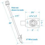 Seachoice LED All-Round Light for Boating, Stainless Steel, 48 In. - 2931 - official Seachoice product image 7