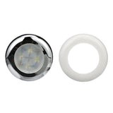 Seachoice LED Courtesy Interior Light Chrome/White Bezel, White LED - 3101 - official Seachoice product image 4