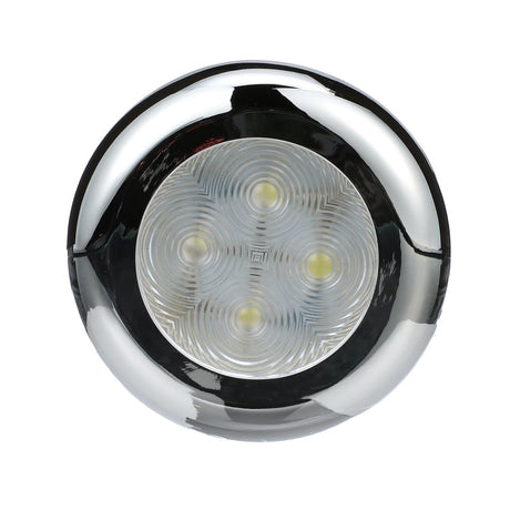 Seachoice LED Courtesy Interior Light Chrome/White Bezel, White LED - 3101 - official Seachoice product image 5
