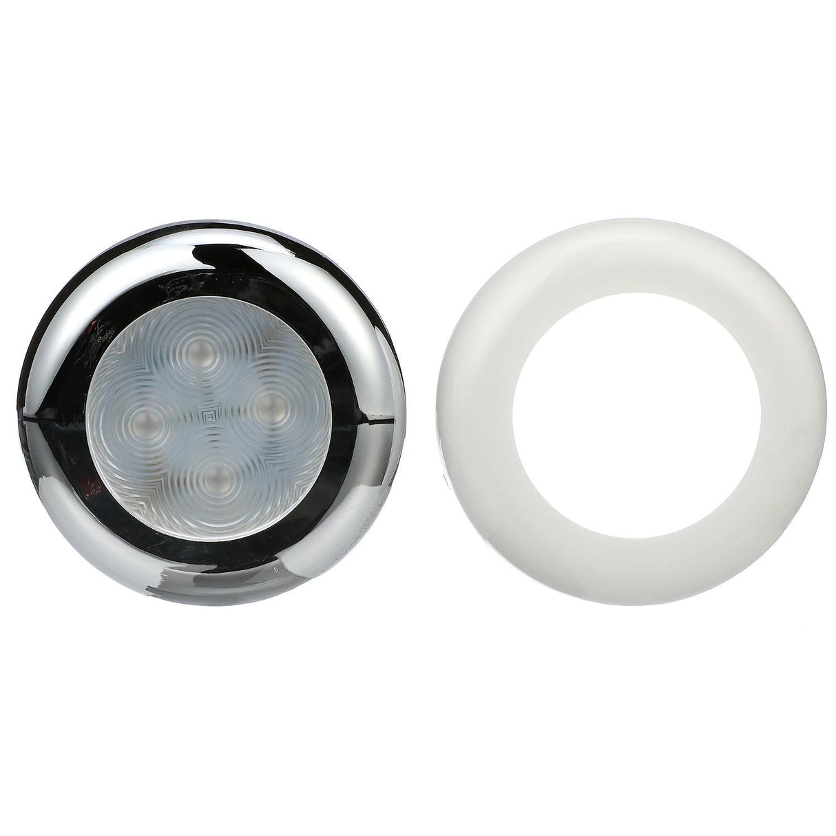 Seachoice LED Courtesy Interior Light Chrome/White Bezel, Blue LED - 3121 - official Seachoice product image 7