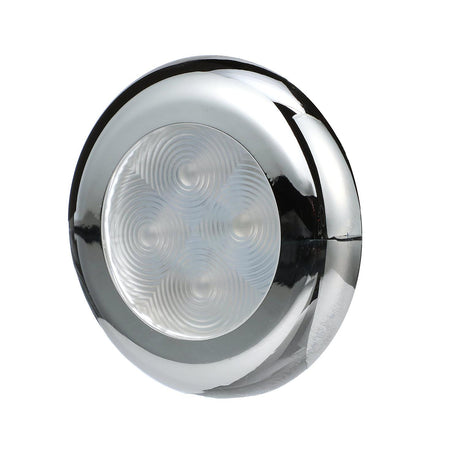 Seachoice LED Courtesy Interior Light Chrome/White Bezel, Blue LED - 3121 - official Seachoice product image 4