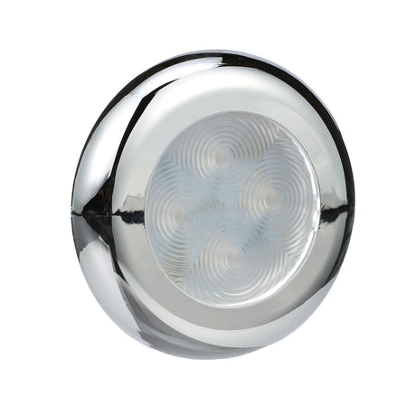 Seachoice LED Courtesy Interior Light Chrome/White Bezel, Blue LED - 3121 - official Seachoice product image 6