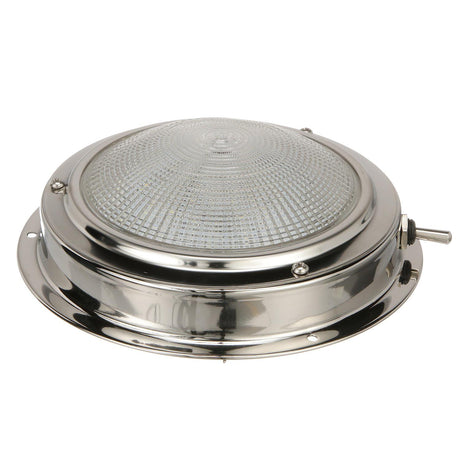Seachoice LED Surface-Mount Dome Light, Bright White, Stainless Steel Flange, 4 in. Diameter - 3281 - official Seachoice product image 7