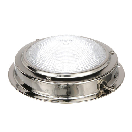 Seachoice LED Surface-Mount Dome Light, Bright White, Stainless Steel Flange, 4 in. Diameter - 3281 - official Seachoice product image 5