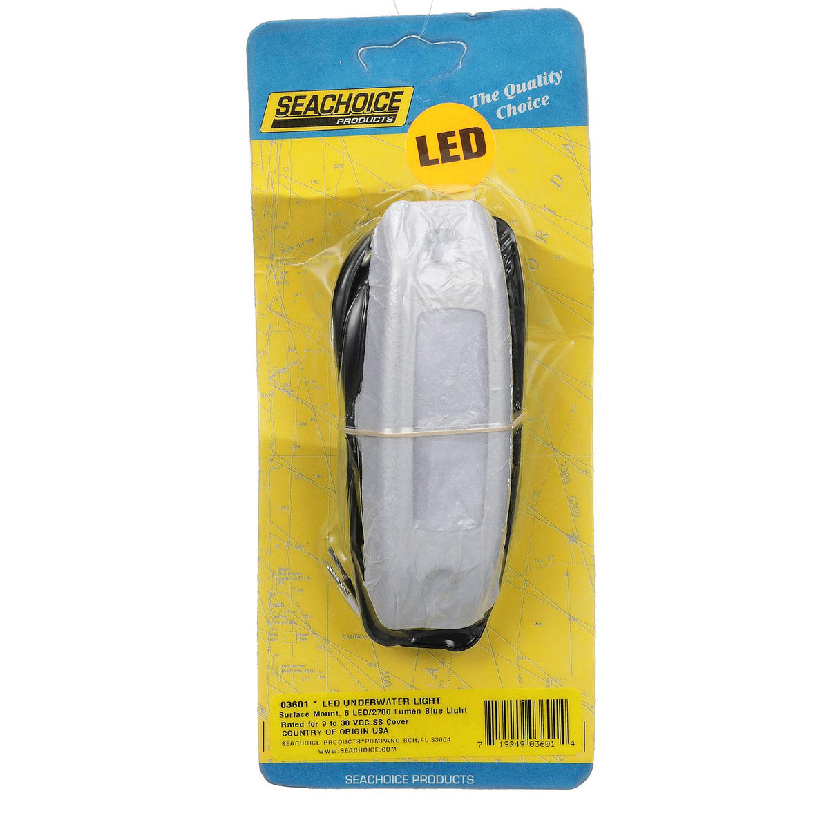 Seachoice 03601 Water Dragon LED Underwater Light, 6 Blue LEDs, 2,700 Lumens - SC50-03601 - official Seachoice product image 4