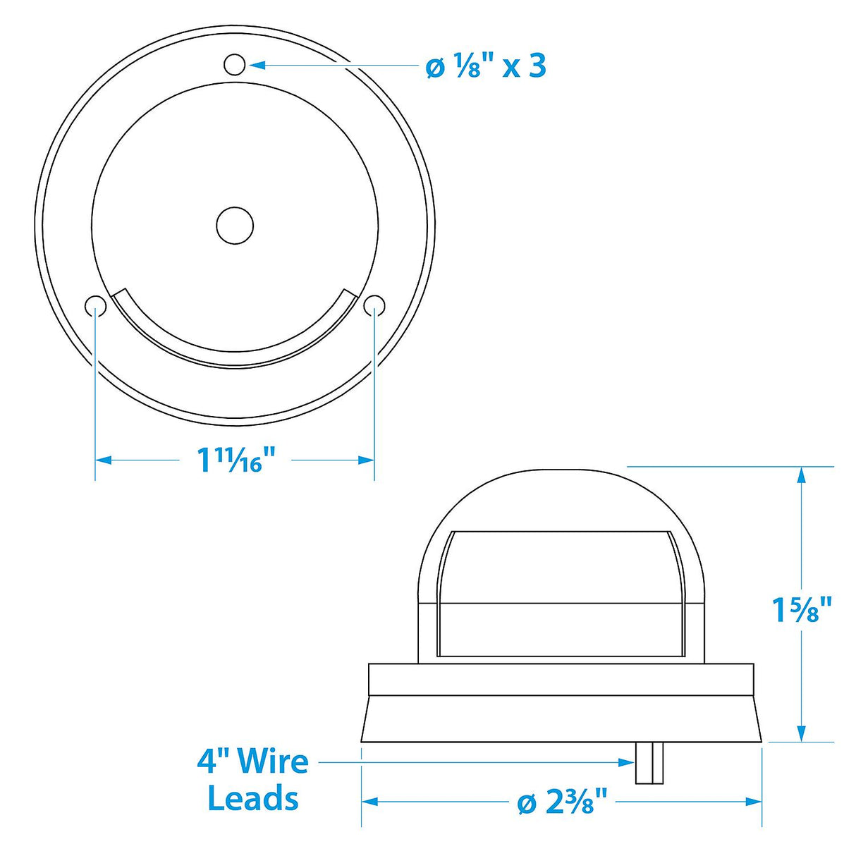 Seachoice Bow Light Marine Navigation, Horizontal Mount, Bi-Color, for Boats Under 39 Feet - SC50-05031 - official Seachoice product image 7