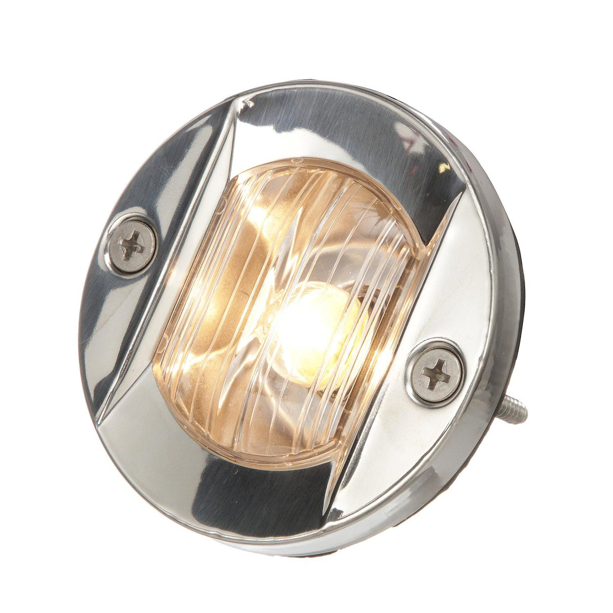 Seachoice Round Navigation Transom Light w/ Stainless Steel Flange, 3 In., Vertical Surface Mount - 5381 - official Seachoice product image 3