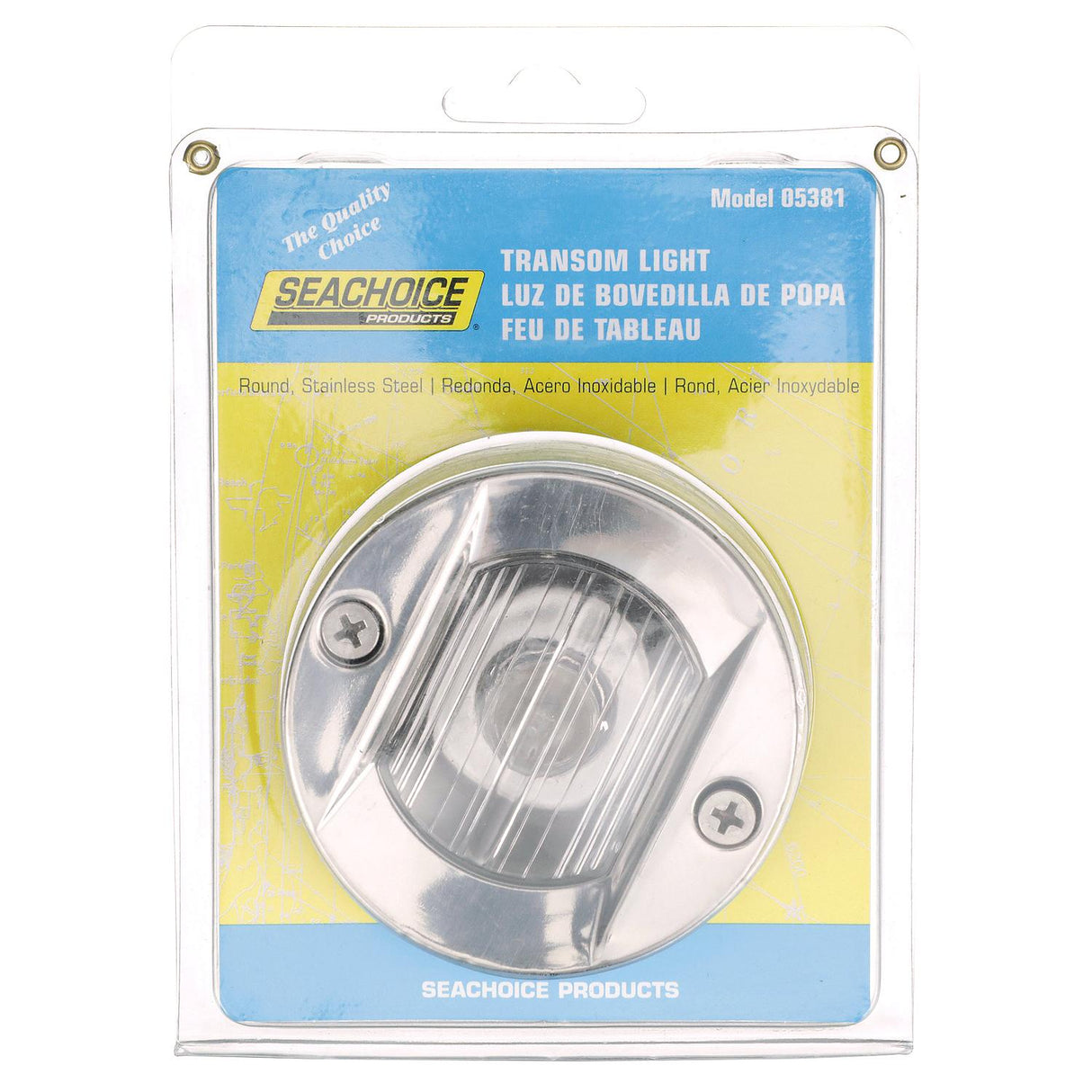 Seachoice Round Navigation Transom Light w/ Stainless Steel Flange, 3 In., Vertical Surface Mount - 5381 - official Seachoice product image 4