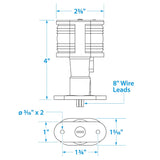 Seachoice All-Round Light, Masthead, Sail Boat Navigation, 3 In. Tall - SC50-05991 - official Seachoice product image 2