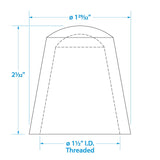 Seachoice Replacement Globe All-Round Stern Light, Anti-Glare Globe - 8521 - official Seachoice product image 2