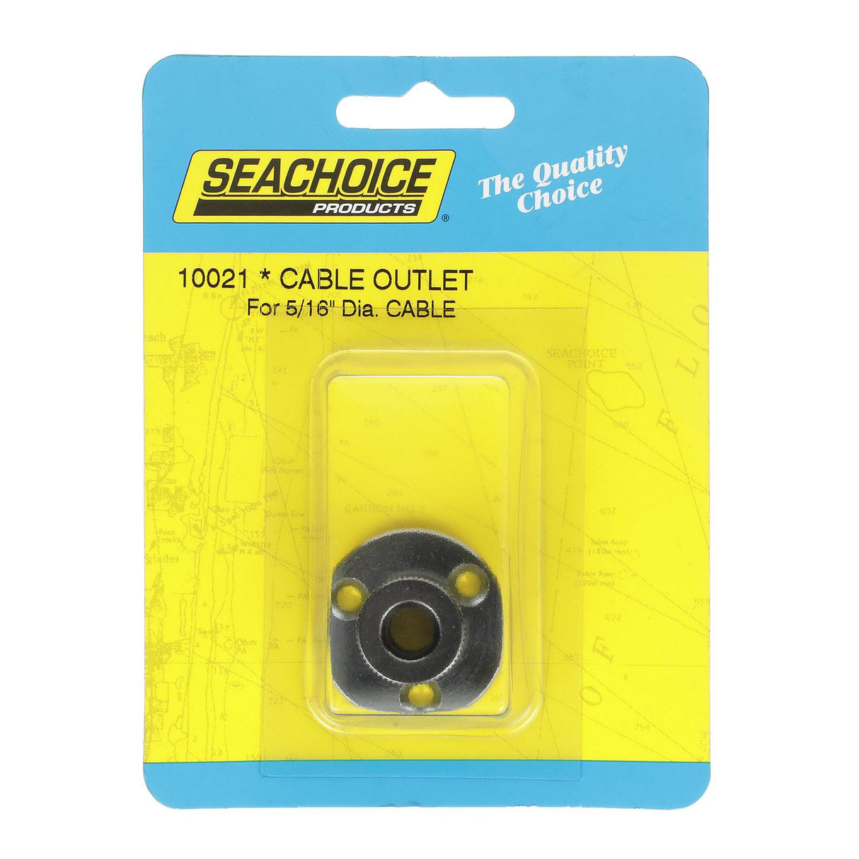 Seachoice Cable Outlet, 5/16 In., Weatherproof, Chrome-Plated Brass - 50-10021 - official Seachoice product image 6