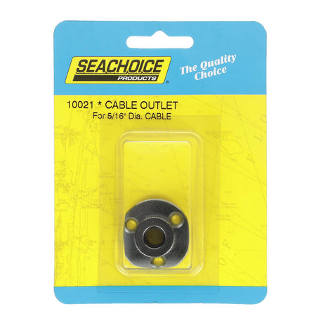 Seachoice Cable Outlet, 5/16 In., Weatherproof, Chrome-Plated Brass - 50-10021 - official Seachoice product image 6