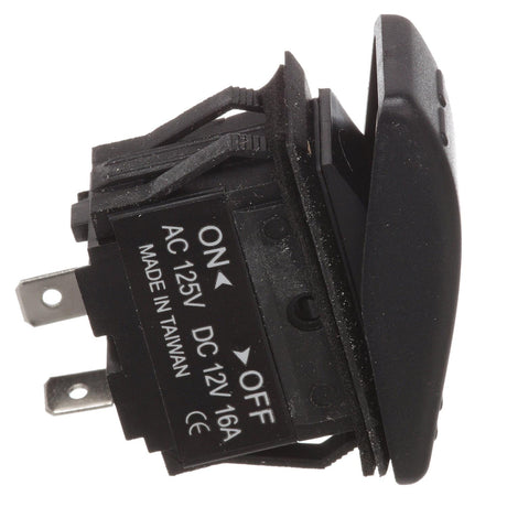 Seachoice Non-Illuminated Rocker Switch, SPST, 2 Terminal, On/Off, Black - 50-10801 - official Seachoice product image 3