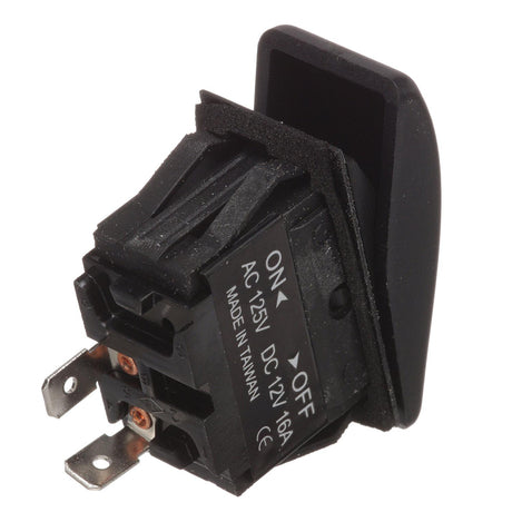 Seachoice Non-Illuminated Rocker Switch, SPST, 2 Terminal, On/Off, Black - 50-10801 - official Seachoice product image 6