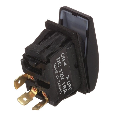 Seachoice Illuminated Rocker Switch, SPST, 3 Terminal, On/Off, Black - 50-10961 - official Seachoice product image 4