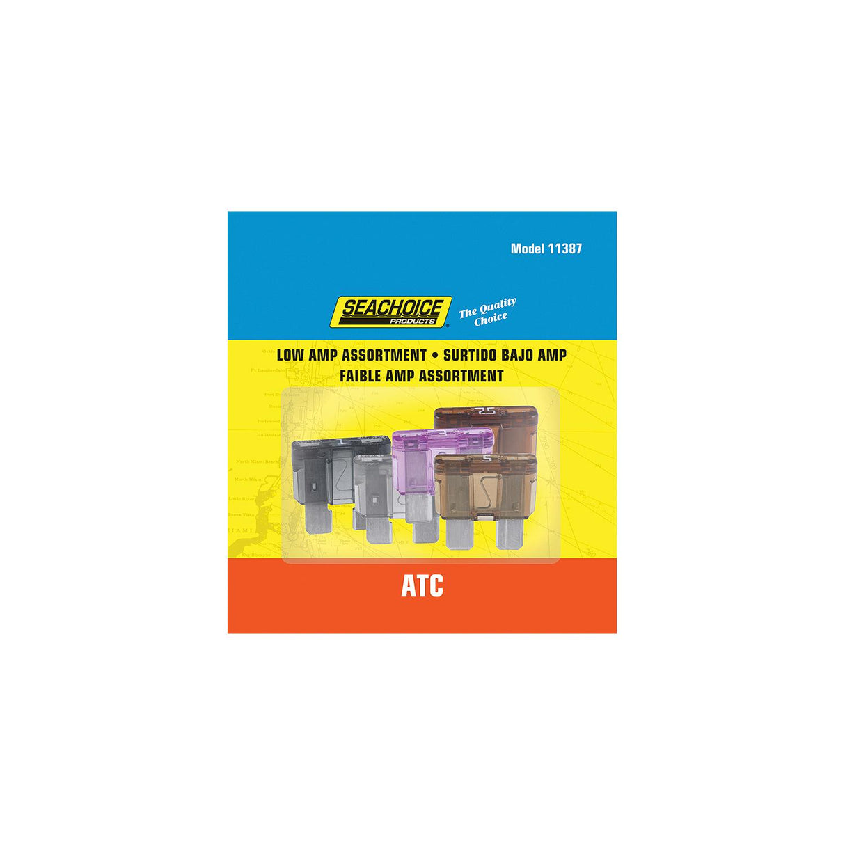 Seachoice Low Amp ATC Glass Fuse Assortment, 5ea - SC11387