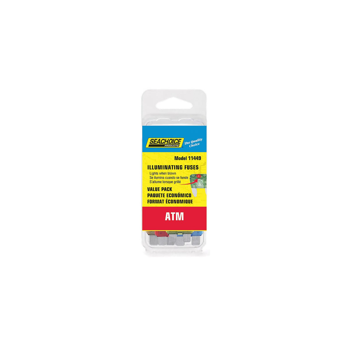Seachoice ATM Illuminating Fuses Value Pack, Contains 25 Assorted ATM Illuminating Fuses - SC11449 - image 1