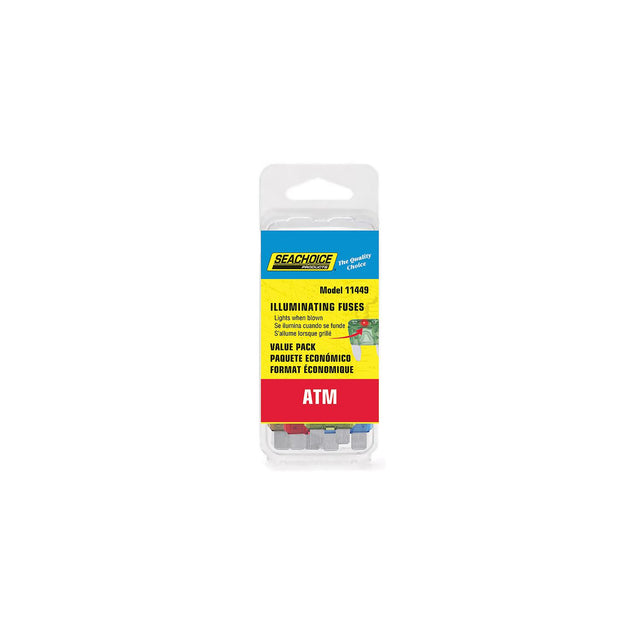 Seachoice ATM Illuminating Fuses Value Pack, Contains 25 Assorted ATM Illuminating Fuses - SC11449 - image 1