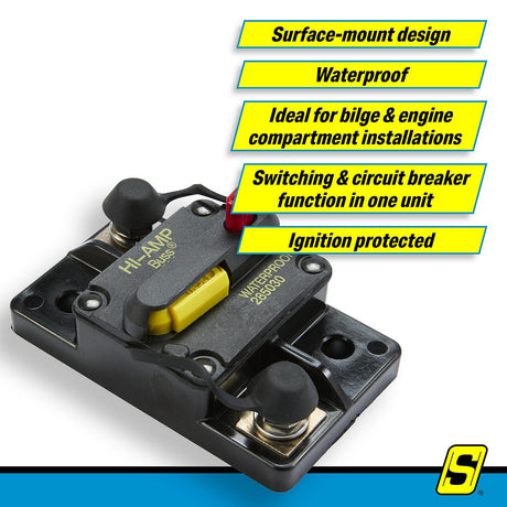 Seachoice 11479 285 Series Surface Mount Circuit Breaker, 30 Amp - SC11479 - official Seachoice product image 7