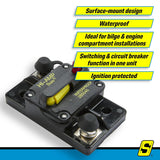 Seachoice 11481 285 Series Surface Mount Circuit Breaker, 40 Amp - SC11481 - official Seachoice product image 5