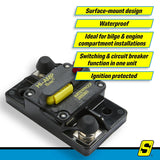 Seachoice 11487 285 Series Surface Mount Circuit Breaker, 80 Amp - SC11487 - official Seachoice product image 7