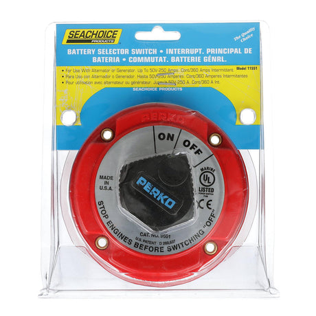 Seachoice Battery Select Switch, Disconnect Isolator Cutoff, 12 -50V - SC50-11551 - official Seachoice product image 5
