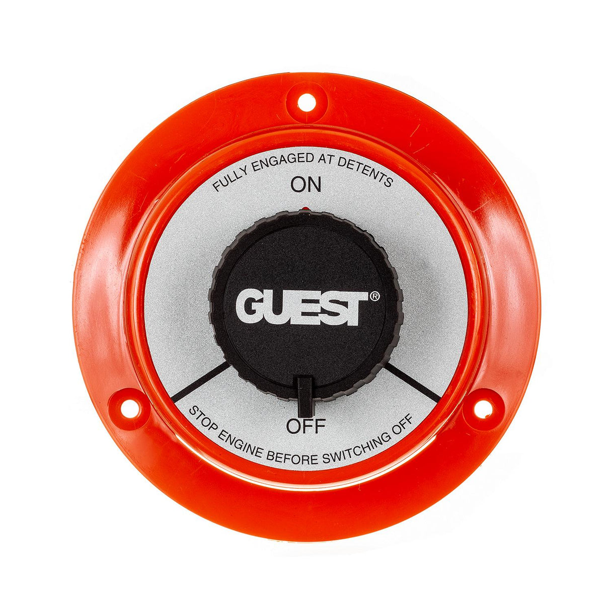 Seachoice 11553 Battery Select Switch, 2 Positions On/Off, 5-1/2 in. Dia. X 2-5/8 in. High - 50-11553
