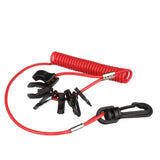 Seachoice Replacement Kill Switch, Red Lanyard w/ 7 Keys - 11671 - official Seachoice product image 5