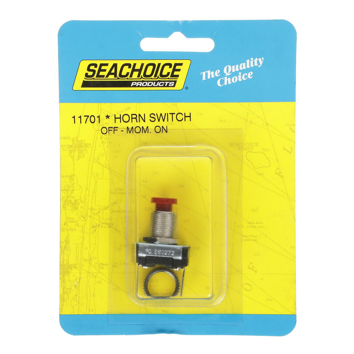 Seachoice Push Button Boat Horn Switch, Panel Mount - SC50-11701 - official Seachoice product image 6