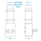 Seachoice 11781 2-Position Push Button Starter/Horn Switch - 11781 - official Seachoice product image 6