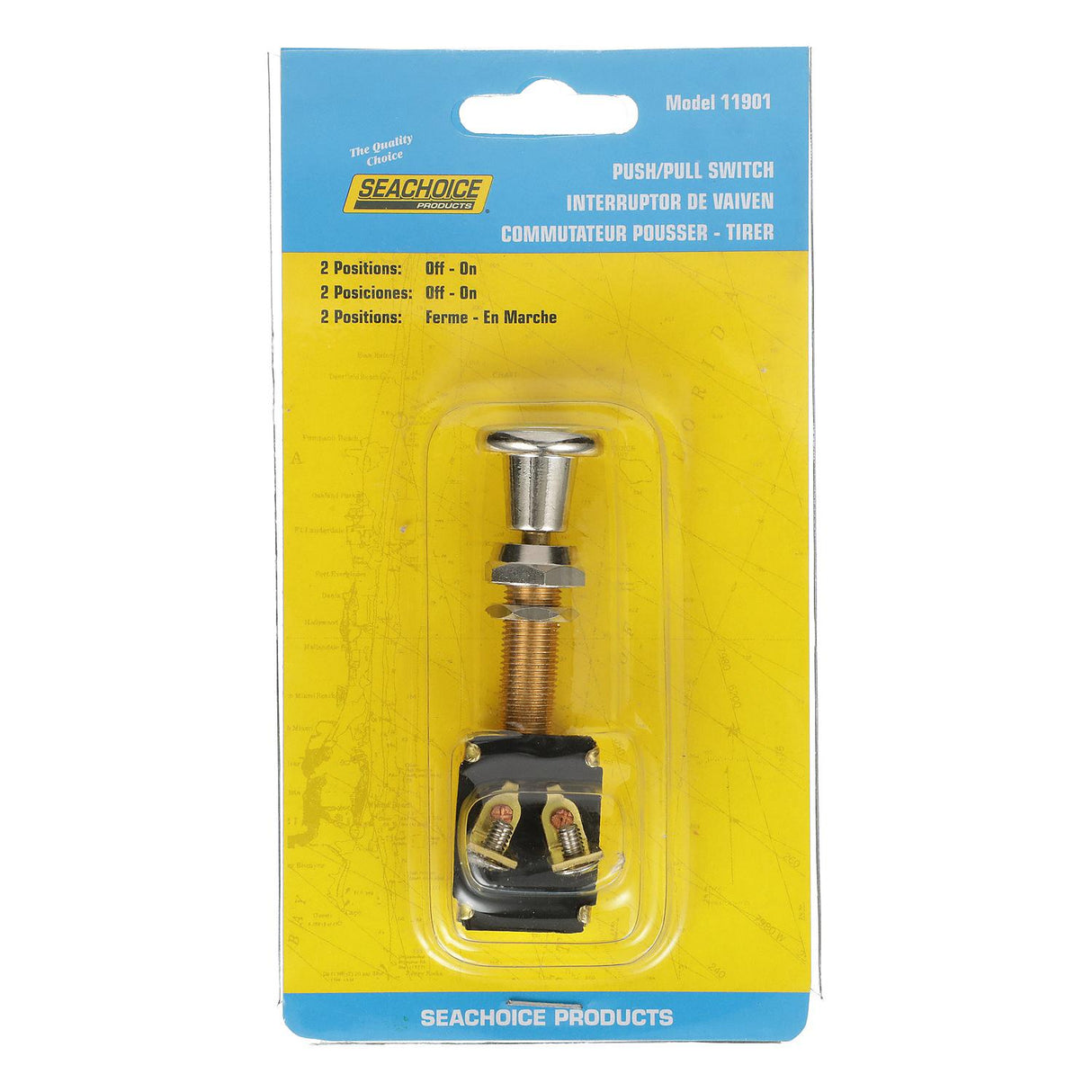 Seachoice Heavy Duty 2-Position Push-Pull Switch, On/Off - 11901 - official Seachoice product image 5