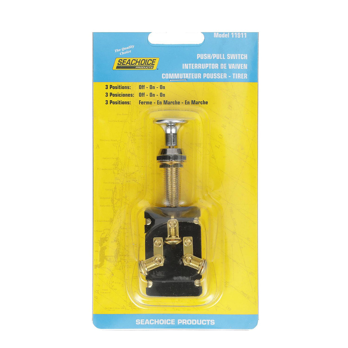 Seachoice Heavy Duty 3-Position Push-Pull Switch - 11911 - official Seachoice product image 8