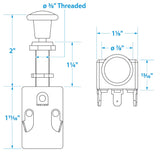 Seachoice 3-Position Push-Pull Switch - 11941 - official Seachoice product image 6
