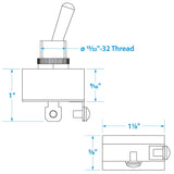 Seachoice 2-Position Heavy Duty Toggle Switch, Off/Momentary On - SC50-12151 - official Seachoice product image 2