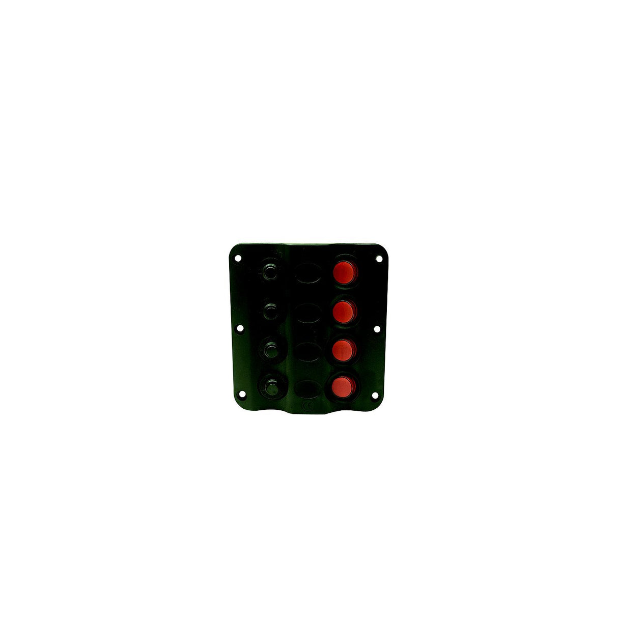Seachoice 12321 LED 12V 4-Switch Distribution Panel, Pre-Wired, Boat Panel Mount - 12321 - official Seachoice product image 4
